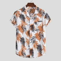 Muška majica kratkih rukava MENS moda Etnička kratka rukava Ležerna štamparija Havajska majica majica