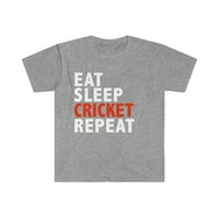 Popijte spavanje kriketa za spavanje Unise majica S-3XL Cricket Player