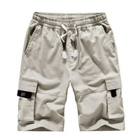 Cacomomrk PI muške kratke hlače Plus veličina Teretne kratke hlače Multi-džepovi opuštene ljetne hlače