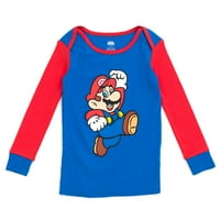 Mario Nintendo Pajama majica i hlače novorođenče do mališana