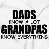 Tata zna puno djeda sve V izrez majica majica, majice muške brine