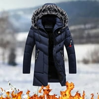 Leey-World Flannel Jakne za muškarce Muška zimska jakna - pamučni kaput zadesio casual teret bomber
