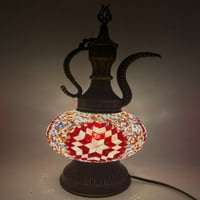 Marokanski poklon mozaik mozaika mozaika lampe ručno rađena lampa za ručno izrađena tablica turska bacač