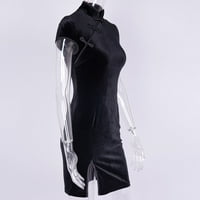 Ljetna haljina za žene Ležerne prilike Gotic Punk Cheing Cheongsam Harajuku Bodycon Vintage Split Haljine za žene