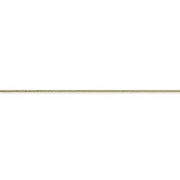 10k žuto zlatni kabelski lanac ogrlica privjesak šarm okrugli nakit za žene pokloni za nju
