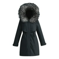 Lagani kaputi za žene za žene Zimska ekstremna hladna vremenska odjeća zadebljala FOUR - jakna za jaknu