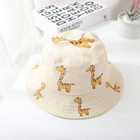Dječje kašike kapke za šešice za sunčanje uzorak od sunca Žirafe Ljeto Dječje Djevojke Boonie Hat Boys