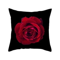 SkPabo Valentinovo jastuk za valentine teme za ružine tkanine za breskvu platnu jastuk za valentinovo na kauču na kauču