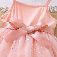 Dječji i baby Girls Bowknot Strap čipka za princezu TUTU Sunderss-Pink 2-3t