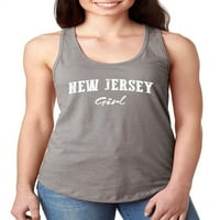 - Ženski trkački rezervoar, do žena veličine 2xl - New Jersey Girl