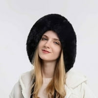 Gotyou HATS Warm Pleted Hat FU-R Ženski šešir sa EARFLAP-om Dvije lopte Dama na otvorenom zadebljana plišana gripa-ffy cap russi-hats za žene