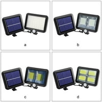 Vodootporni LED solarni svjetlo na otvorenom SMART senzor ultra svijetli zidni svjetiljki koridor patulja