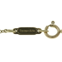 Ovjerena korištena Tiffany tiffany & co. Kiss ogrlica 18k zlatni k žuti dame