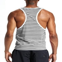 Muške esencijane majice mišića bez rukava Brza suha majica Osnovni rezervoar za ispis Vrh Comfort Bodybuilding