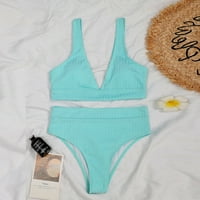 Samickarr Ljetni štedni čišćenje bikini setovi za žene Ženski modni bikini set kupaći kostim dva napunjena pješačka kupaća odjeća