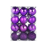 Božić Xmas Tree Ball Bauble Viseći kućni zabavni ukras 24pc