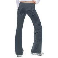 Teretne hlače Žene Prodaja vreća za čišćenje vježbanje tajice Stretch tipka za struk Pocket Yoga teretana