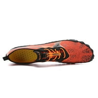 Ymiytan ženske mens aqua čarape prozračne cipele za plažu Bosonofoot Vodene cipele Vežbanje Udobne cipele Brze suhi tenisice narančasta 10