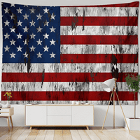 Fraigo Sjedinjene Države Tapistry, Vintage Art American Flag Zidna pozadina Grunge Print, Širok zidni viseći za spavaću sobu Dorm, 70,9 59.1