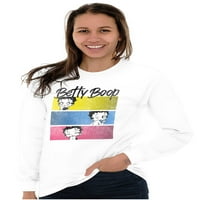 Betty Boop Lovers Slatka Sassy lica Ženska majica s dugim rukavima Brisco Brends M