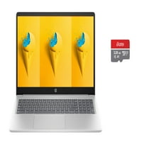 15.6 HD Chromebook laptop za student i posao, Intel procesora N200, 8GB RAM-a 192GB Storage, Intel UHD grafika, Wi-Fi, Bluetooth, HDMI, hromirani OS, srebro