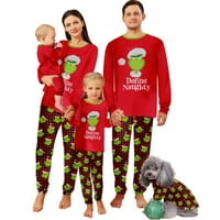 Grinch Christmas Obiteljske pidžame, Cartoon Grinch, Unisex