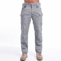 CACOMMARK PI muške teretne pantalone čišćenje muških kombinezona čvrste boje višestruki džep na otvorenom