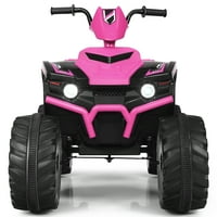 Gyma 12V električna dječja vožnja na automobilu ATV 4-Wheeler Quad W Glazba LED svjetlo Pink
