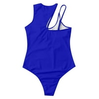 ECQKAME Tummy Courmsuits za žene Čišćenje Ženski tisak Bikini kupaći kostim napunio jednodijelno kupaće