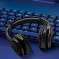 Yyeselk Bluetooth slušalice preko uha, sklopivih bežičnih i žičnih stereo slušalica, za mobitel, PC,