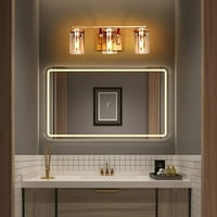 Kupaonica Vanity Light Tures Scorce Moderna zlatna kupaonica svjetlosna pribor Lampica sa staklenim