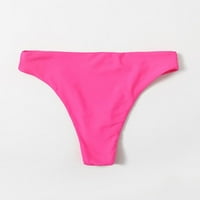 Yubnlvae dno za žene kupaći kostim srednji uspon High Cut Hot Pinkyned Bathing odijelo za kupanje