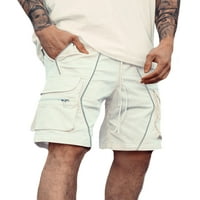 Gr Granlook muške dna s džepovima Ljetne kratke hlače Visoki struk Mini pantalone Muški salon teretni