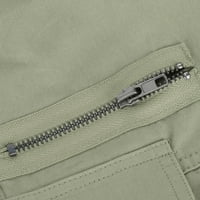 Puntoco pantalone za žene čišćenje Žene Solid hlače Hippie punk pantalone Srednja odjeća Jogger džep