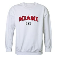 Univerzitet Miami RedHawks tata fleece Crewneck pulover Duksera Crvena XX-velika