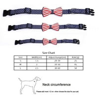 Fovien Soft ovratnik za kućne ljubimce Štamparija Cat Dog luk kravate kravate kravate za kućne ljubimce