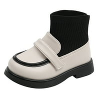 Vučne čizme za djevojke za djevojke Djevojke školske kožne cipele Toddler Girls Boots Little Kid Cipele