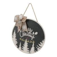 Domaći znak, atraktivni ukrasni lak za božićni dan potpisuje okrugli oblik elegantna luka za drveće