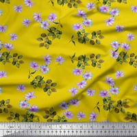 Soimoi pamučna voil tkanina odlazi i divlja cvjetna cvjetna otisnuta od tiskane tkanine sa dvorištem
