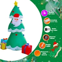 FT LED svjetlo Giant božićno drvce na naduvavanje s poklon zamotanim kutijama Santa Claus Bušilica Xmas