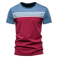 Muška majica vrat T Summer Majica kratkih rukava Casual 3D muški top digitalni okrugli modni tisak Men