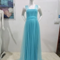 Vedolay Womens Elegantne bez rukava Maxi fotografija čipkaste haljine materice, plava L