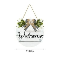 Wioihee 3D vješalica za dobrodošlicu Funny Welcome Sign Home Vanjski dekor, Vješalica za vrata Dobrodošli
