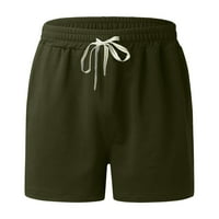 Muške kratke hlače SHPWFBE Solid Ljeto Plažni kratke hlače za crtanje sportskih kratkih hlača sa dukljačima
