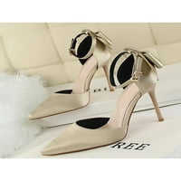 Vodenice sa sandalom snimljene nožne pete s visokim potpeticama sandale za rube žene ženske cipele modne d'orsay pumpe Stiletto casual lagano zlatno 6