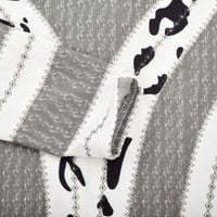 Košulje za žene modni ležerni prući patchwork V-izrez dugih rukava bluza