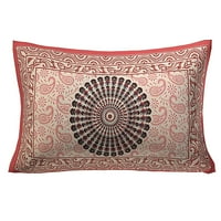 Unibliss Cotton Comfort Rajasthani Jaipuri Tradicionalni lim za jednu osobu s jednim jastukom, Paisley