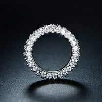 Nakit za žene Rights Diamond Ring za žene Modni nakit Popularni dodaci Slatki prsten Trendi nakit poklon