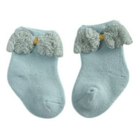 Dječje zimske tople čarape Toddlers Boys Girls Children Socks Princess Socks Side Slatki crtani crtani