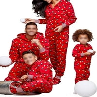 Porodica Beiwei Onceries Ones Božićna porodica Pajamas Kombinezona za spavanje Božićno svjetlo String Muškarci L l
